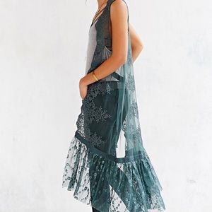 Kimchi Green Dita Maxi Vest